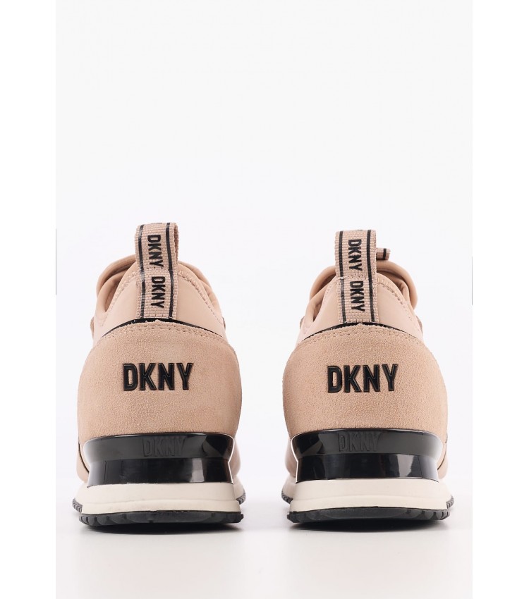 Γυναικεία Παπούτσια Casual Sabatini Μπεζ Δέρμα DKNY