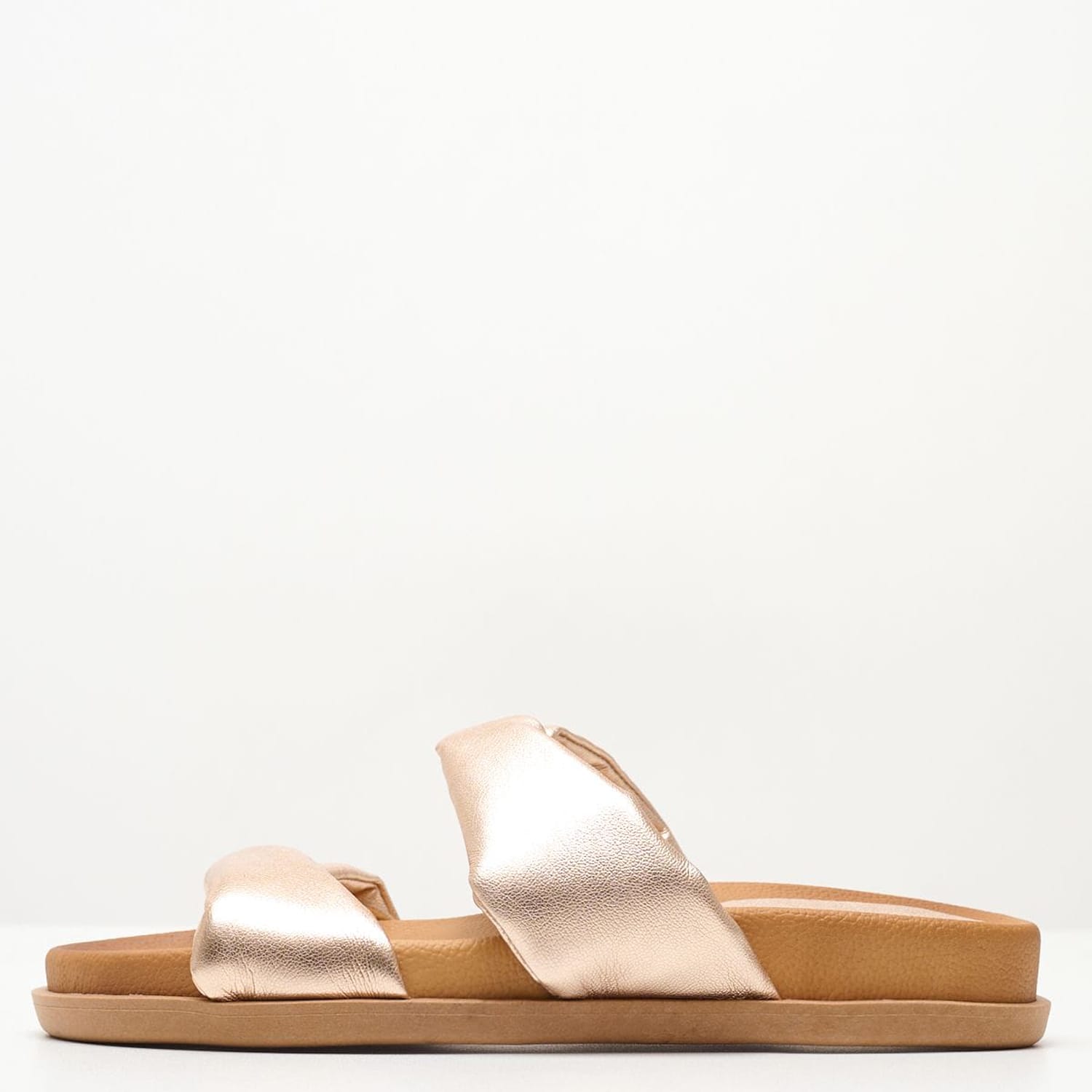 Women Flats C100.D Bronze Leather Mortoglou