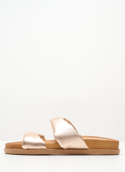 Γυναικεία Flats Salto.Baixo Μπεζ 'Υφασμα Schutz