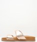 Women Flats C100.D Bronze Leather Mortoglou