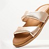 Women Flats C100.D Bronze Leather Mortoglou