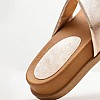 Women Flats C100.D Bronze Leather Mortoglou