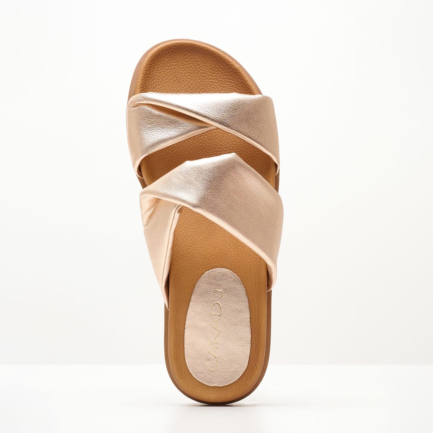 Women Flats C100.D Bronze Leather Mortoglou