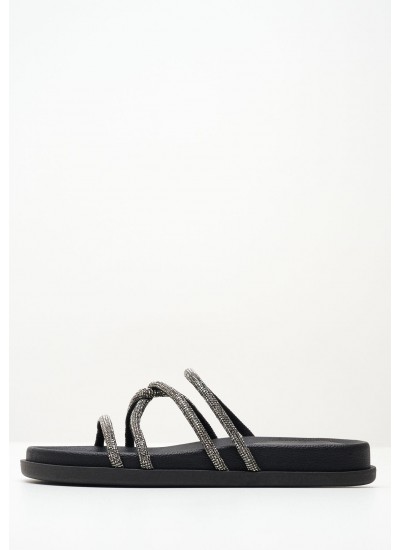 Γυναικεία Πέδιλα Ψηλά Ilov3 Ασημί ECOleather Nine West