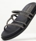 Women Flats C130.S Black Strash Mortoglou