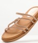 Women Flats C130.S Bronze Strash Mortoglou