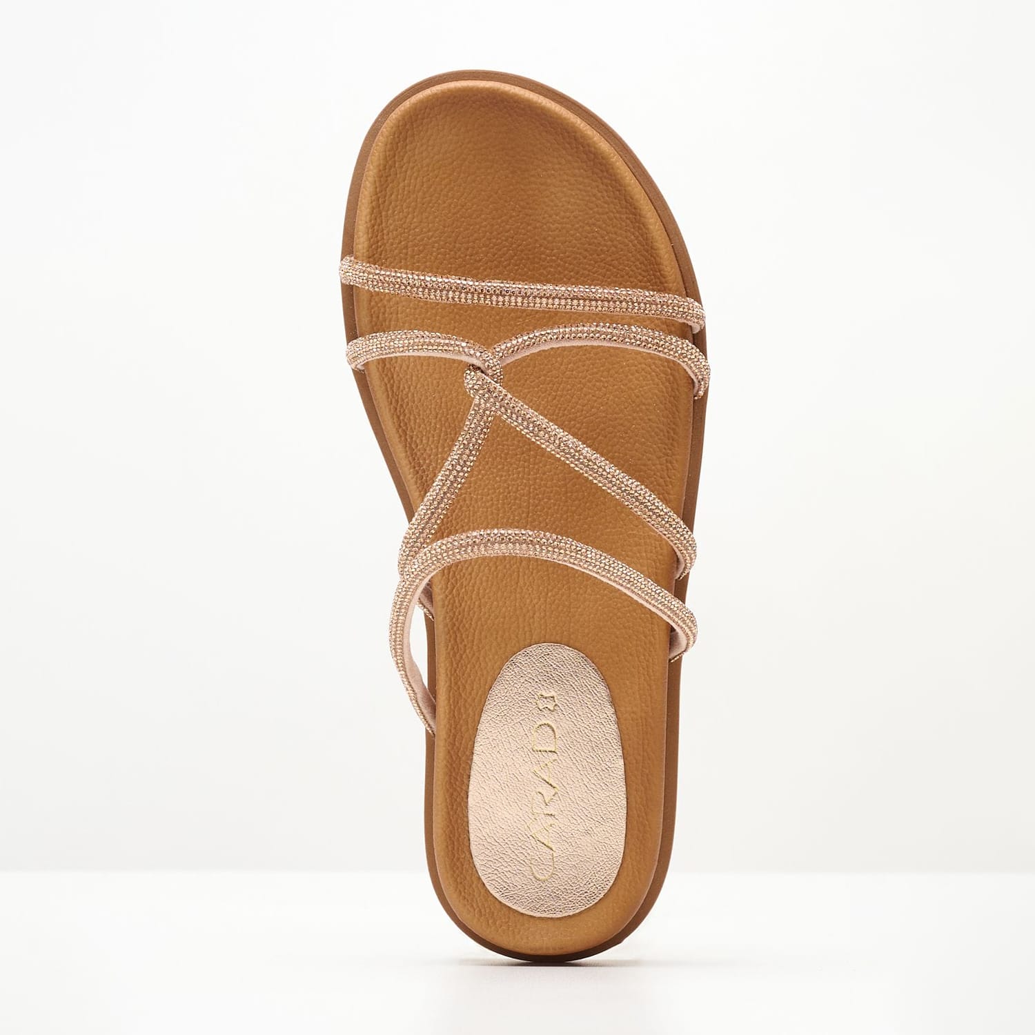 Γυναικεία Flats C130.S Μπρονζέ Strass Mortoglou Γυναικεία Flats C130.S Μπρονζέ Strass Mortoglou