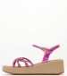 Women Platforms Low C150 Pink Strash Mortoglou