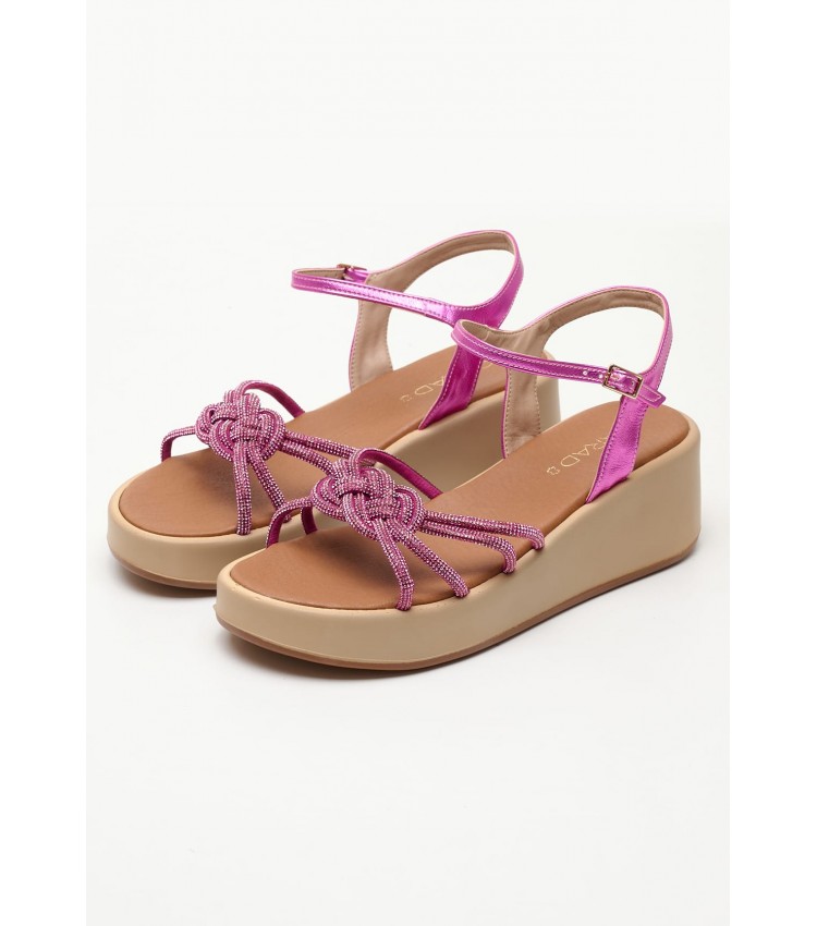 Women Platforms Low C150 Pink Strash Mortoglou