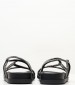 Women Flats C180 Black Strash Mortoglou