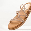 Γυναικεία Flats C180 Μπρονζέ Strass Mortoglou Γυναικεία Flats C180 Μπρονζέ Strass Mortoglou