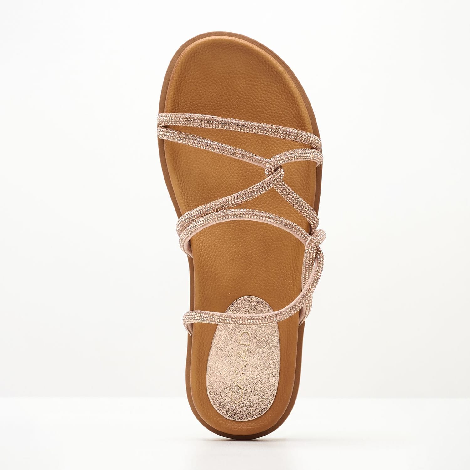 Γυναικεία Flats C180 Μπρονζέ Strass Mortoglou Γυναικεία Flats C180 Μπρονζέ Strass Mortoglou