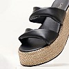 Women Platforms Low C210 Black Leather Mortoglou Women Platforms Low C210 Black Leather Mortoglou