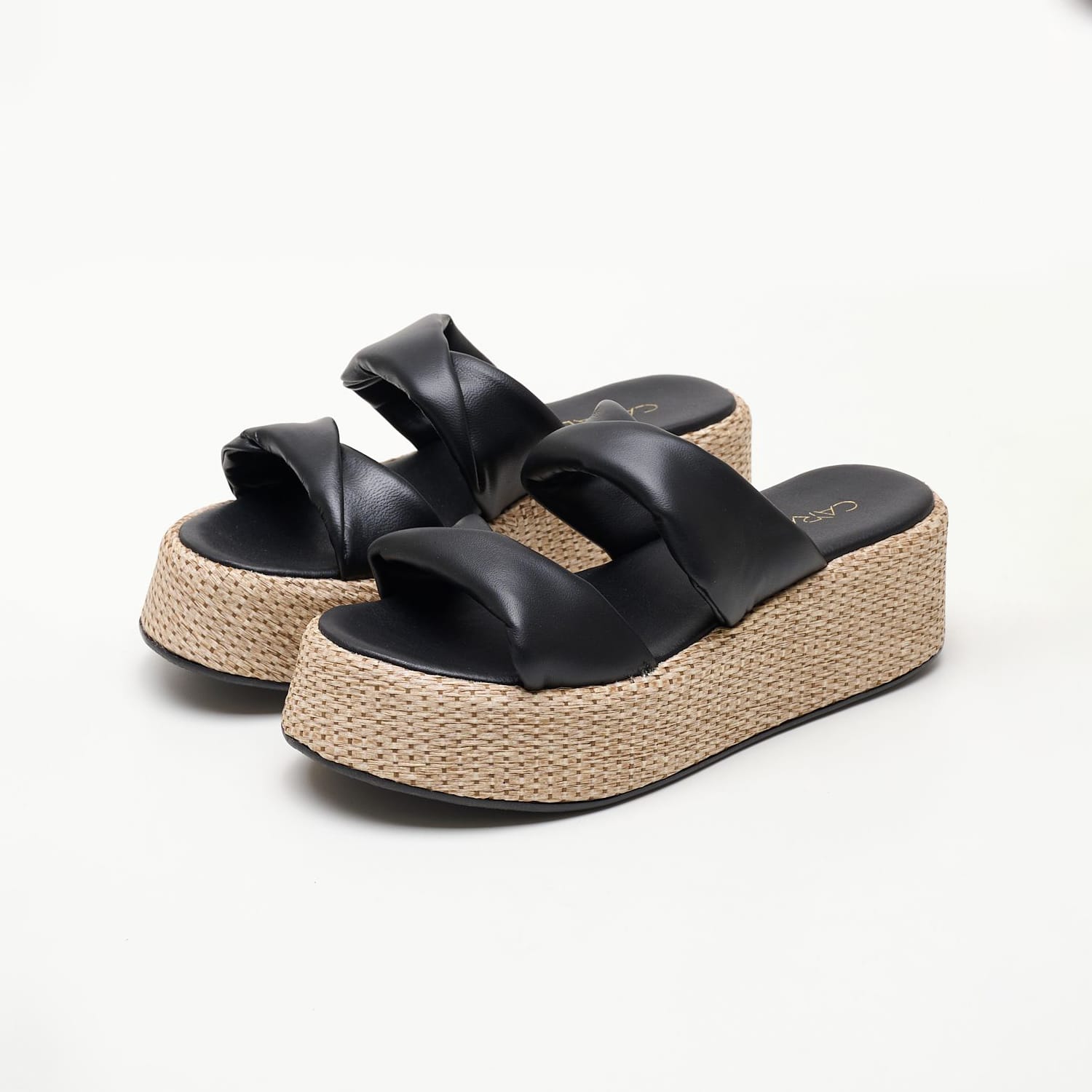 Women Platforms Low C210 Black Leather Mortoglou Women Platforms Low C210 Black Leather Mortoglou