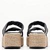 Women Platforms Low C210 Black Leather Mortoglou Women Platforms Low C210 Black Leather Mortoglou