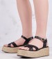 Women Platforms Low C220 Black ECOleather Mortoglou