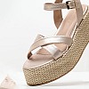 Women Platforms Low C220 Platinum ECOleather Mortoglou Women Platforms Low C220 Platinum ECOleather Mortoglou