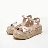 Women Platforms Low C220 Platinum ECOleather Mortoglou Women Platforms Low C220 Platinum ECOleather Mortoglou