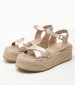 Women Platforms Low C220 Platinum ECOleather Mortoglou