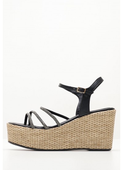 Γυναικεία Μποτάκια Vaneye Μαύρο Ύφασμα Guess