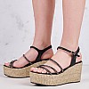 Women Platforms High C320 Black Strass Mortoglou Women Platforms High C320 Black Strass Mortoglou