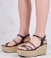 Women Platforms High C320 Black Strash Mortoglou