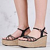 Women Platforms High C330 Black Strass Mortoglou Women Platforms High C330 Black Strass Mortoglou