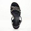 Women Platforms High C330 Black Strass Mortoglou Women Platforms High C330 Black Strass Mortoglou
