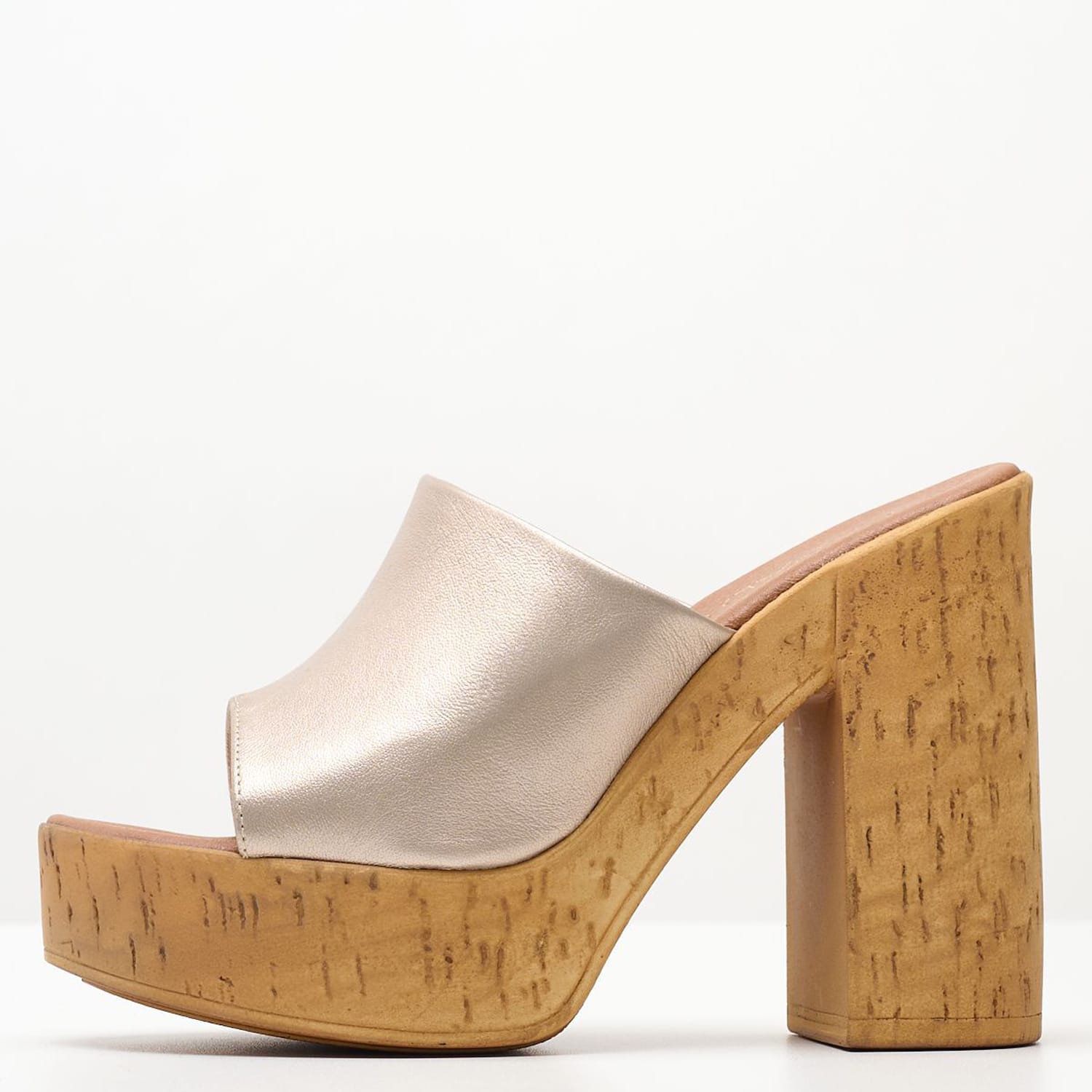 Women Mules C800 Platinum ECOleather Mortoglou