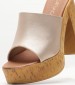 Women Mules C800 Platinum ECOleather Mortoglou