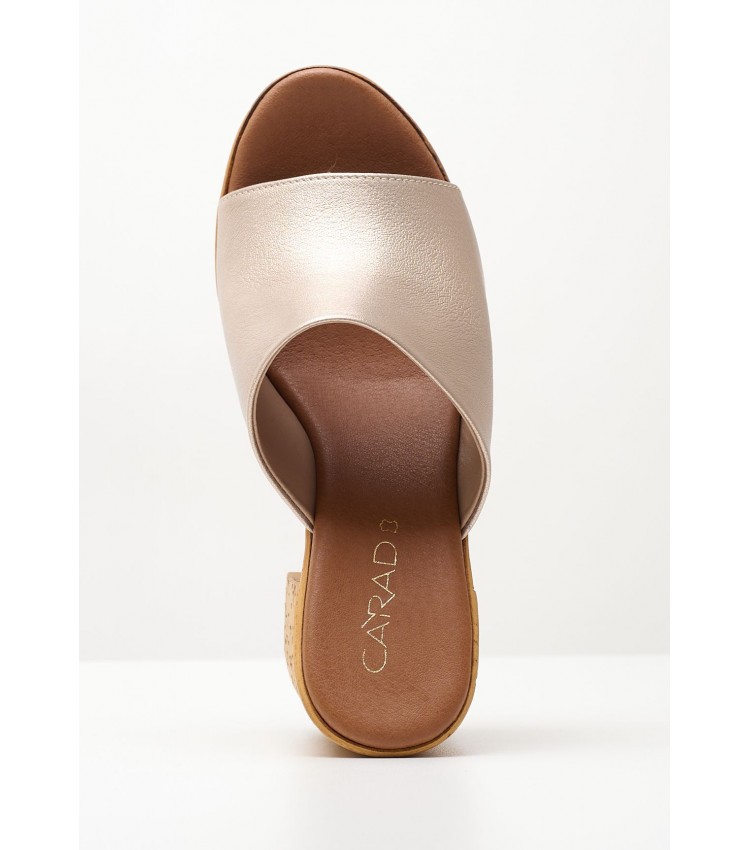 Women Mules C800 Platinum ECOleather Mortoglou