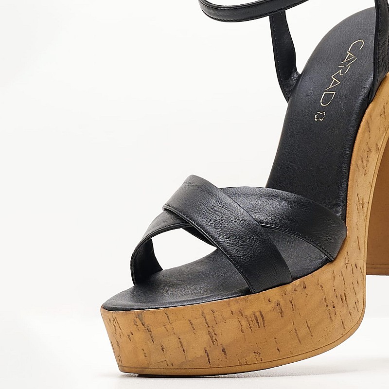 Γυναικεία Πέδιλα C830 Μαύρο ECOleather Mortoglou