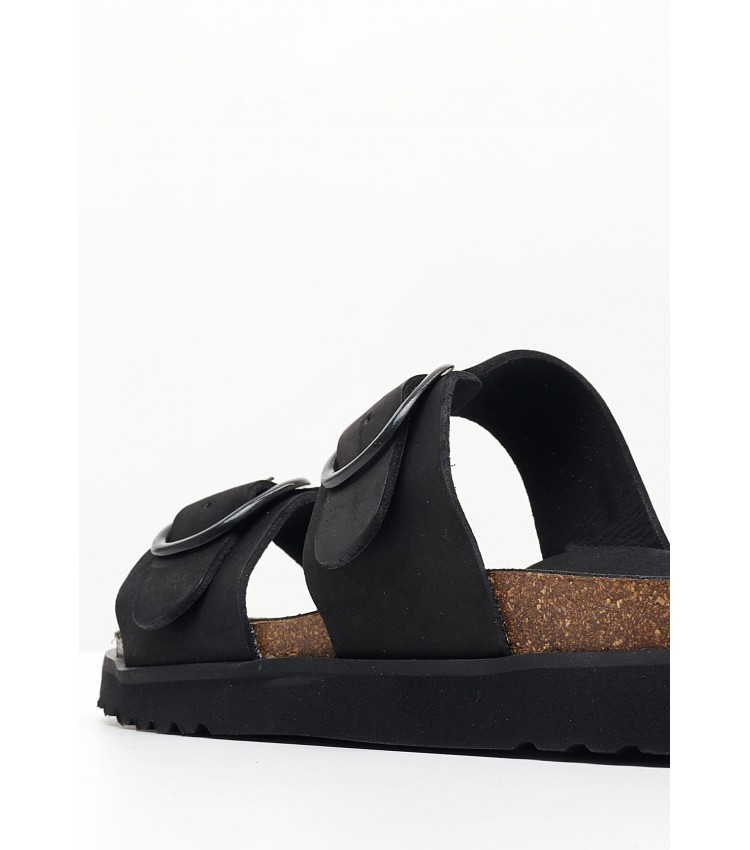 Γυναικεία Flats Ambre Μαύρο Δέρμα Scholl