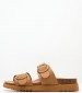 Women Flats Ambre Brown Leather Scholl