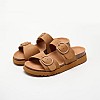 Γυναικεία Flats Ambre Καφέ Δέρμα Scholl Γυναικεία Flats Ambre Καφέ Δέρμα Scholl