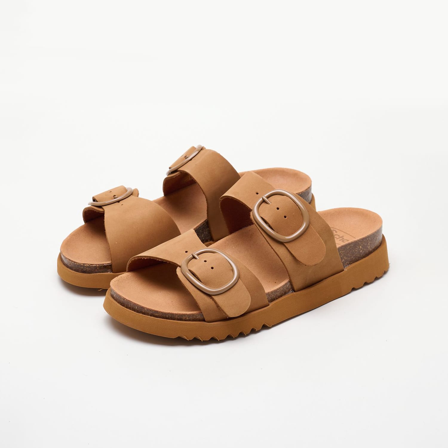 Γυναικεία Flats Ambre Καφέ Δέρμα Scholl Γυναικεία Flats Ambre Καφέ Δέρμα Scholl