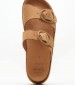 Women Flats Ambre Brown Leather Scholl