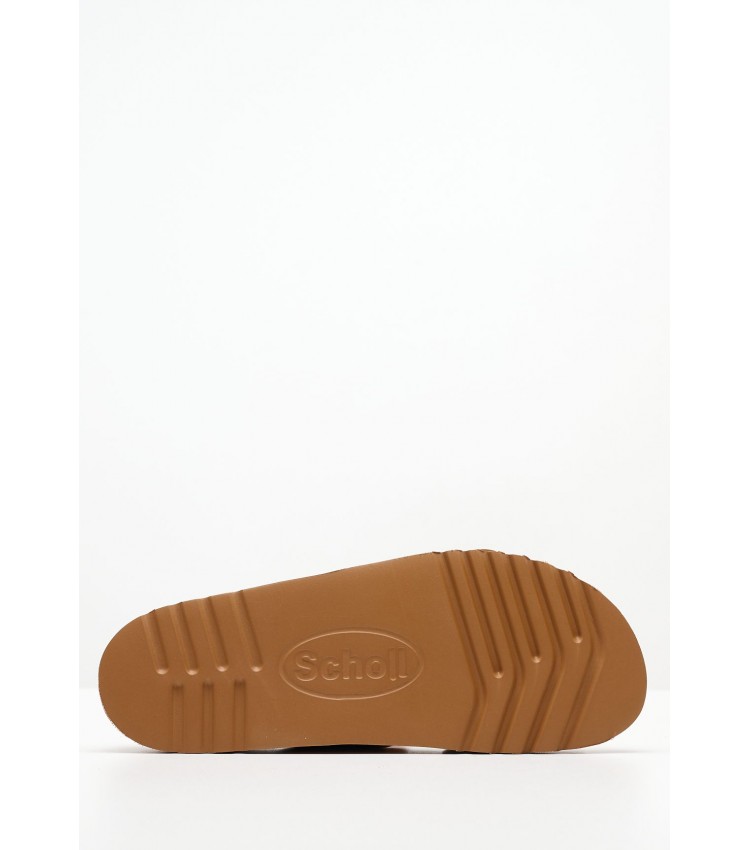 Women Flats Ambre Brown Leather Scholl