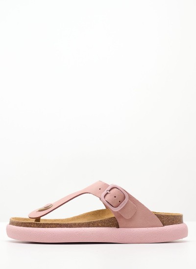Γυναικεία Flats Anais.Chunky Ροζ Δέρμα Scholl