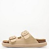 Women Flats Noelle.Chunky Beige Buckskin Scholl Women Flats Noelle.Chunky Beige Buckskin Scholl