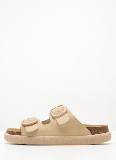 Γυναικεία Flats Gizeh.BS Ανθρακί Δέρμα Birkenstock