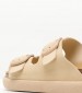 Women Flats Noelle.Chunky Beige Buckskin Scholl