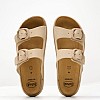 Women Flats Noelle.Chunky Beige Buckskin Scholl Women Flats Noelle.Chunky Beige Buckskin Scholl