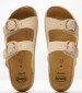 Women Flats Noelle.Chunky Beige Buckskin Scholl