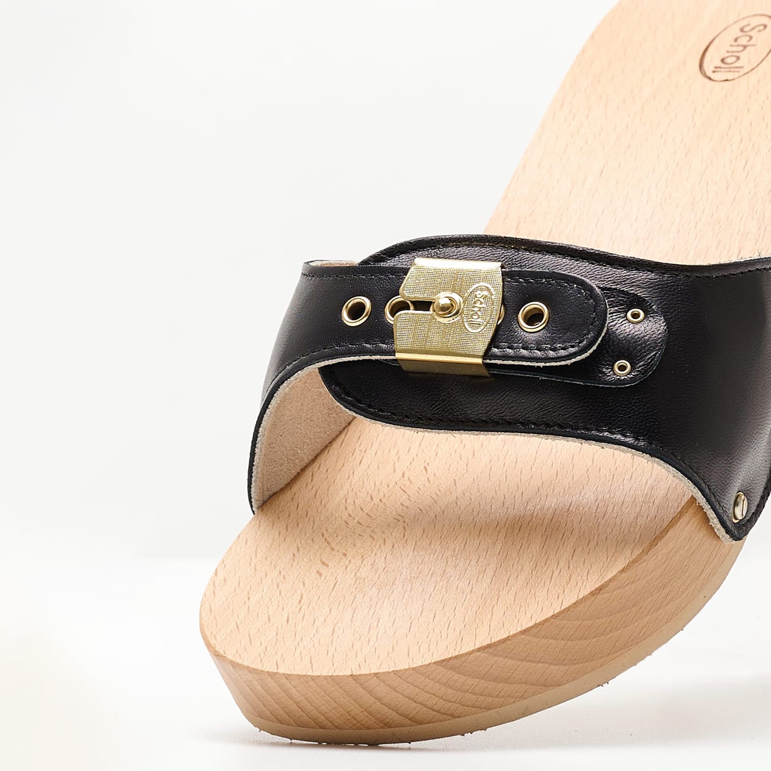 Γυναικεία Flats Pescura.Heel Μαύρο Δέρμα Scholl