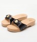 Women Flats Pescura.Heel Black Leather Scholl