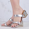 Women Mules V23321 Silver Leather Alma En Pena Women Mules V23321 Silver Leather Alma En Pena