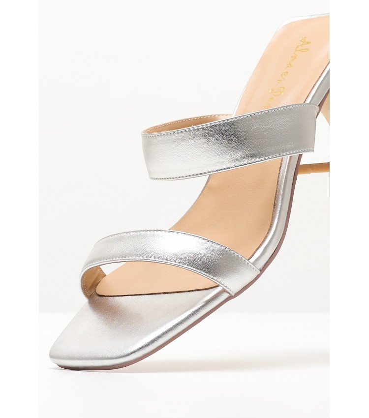 Women Mules V23321 Silver Leather Alma En Pena