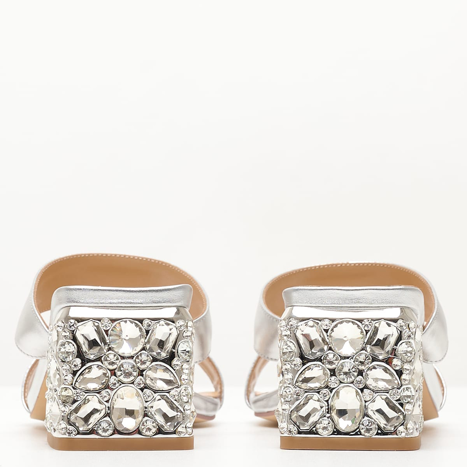 Women Mules V23321 Silver Leather Alma En Pena Women Mules V23321 Silver Leather Alma En Pena