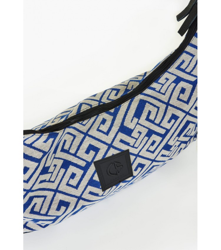 Women Bags Ivi.2 Blue Fabric Canvas
